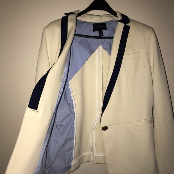 Lands End linen coloured, stretch Blazer. Size 8. - Picture 6 of 7